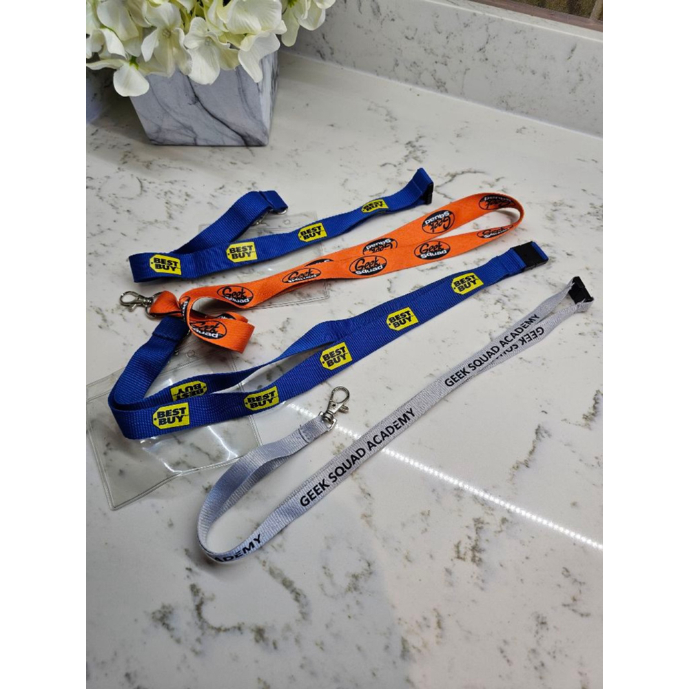 Lot of 4 Best Buy Geek Squad Lanyards